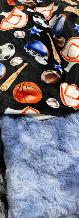 Sports Minky Blankets * Ready To Ship