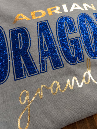 Adrian Dragons Grandma Gray Dyed Tee