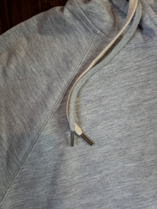 French Terry Double Lace Lightweight Hooded Sweatshirt