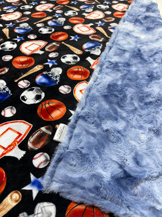 Sports Minky Blankets * Ready To Ship