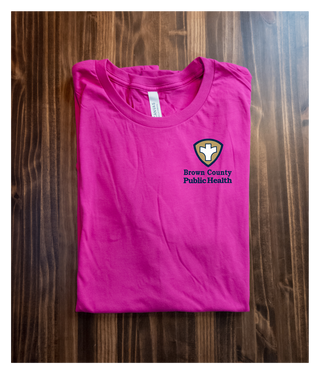 Brown County Public Health Shirt - Left Chest Colored Logo