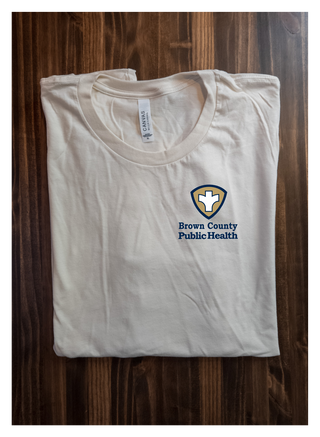 Brown County Public Health Shirt - Left Chest Colored Logo