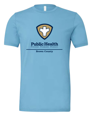 Brown County Public Health Shirt - Center Colored Logo