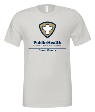 Brown County Public Health Shirt - Center Colored Logo