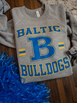 Baltic Bulldogs Distressed Crewneck Sweatshirt