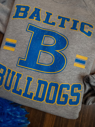 Baltic Bulldogs Distressed Crewneck Sweatshirt