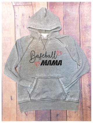 Baseball Mama Fleece Hoodie