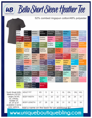 Brown County Public Health Heather Shirt - Left Chest Colored Logo