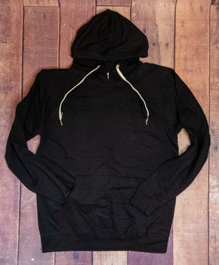 French Terry Double Lace Lightweight Hooded Sweatshirt