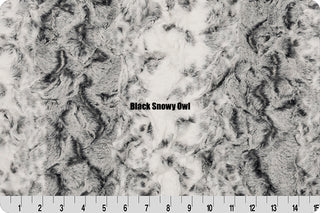 Black Snowy Owl Minky Blanket Options **Ready to Ship