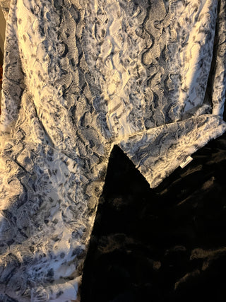 Black Snowy Owl Minky Blanket Options **Ready to Ship
