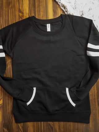 Ladies Varsity Crewneck Sweatshirt