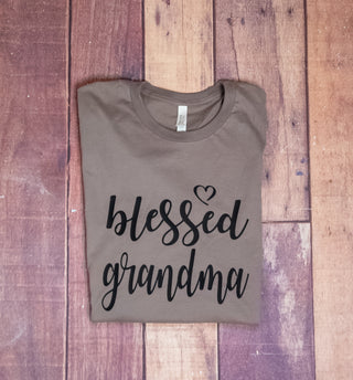 Blessed Grandma Pebble Brown Tee