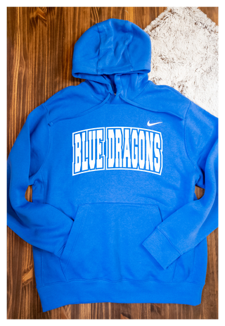 Blue Dragons Knockout Blue Nike Hoodie