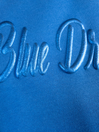 Blue Dragons Blue Metallic Puff Crewneck Sweatshirt