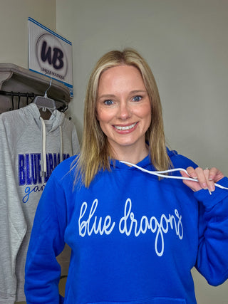 Blue Dragons Royal Blue Sponge Fleece Hoodie