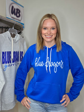 Blue Dragons Royal Blue Sponge Fleece Hoodie