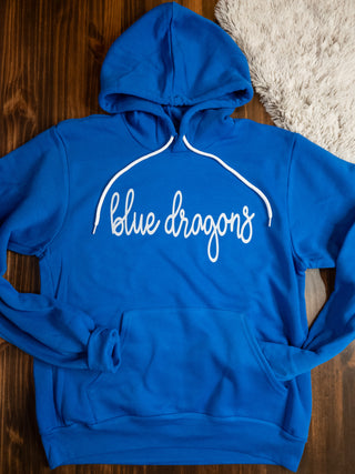 Blue Dragons Royal Blue Sponge Fleece Hoodie