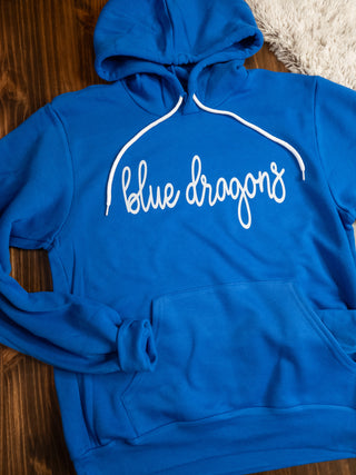 Blue Dragons Royal Blue Sponge Fleece Hoodie