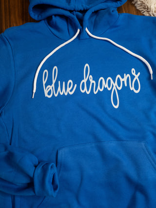 Blue Dragons Royal Blue Sponge Fleece Hoodie