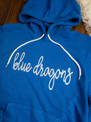 Blue Dragons Royal Blue Sponge Fleece Hoodie