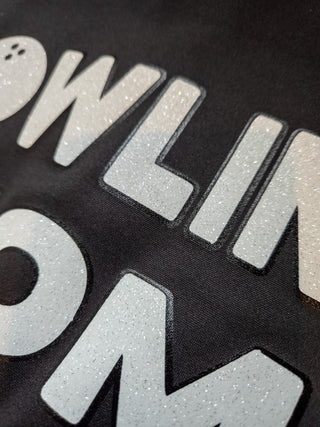 Bowling Mom Black Full Zip Jacket