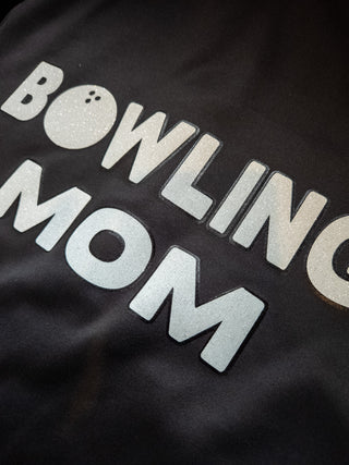 Bowling Mom Black Full Zip Jacket