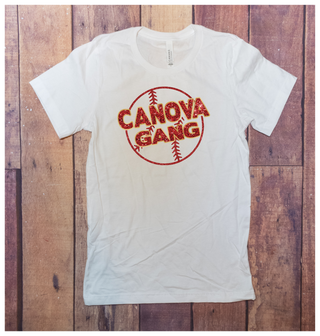 Canova Gang White Tee - Matte or Sparkle