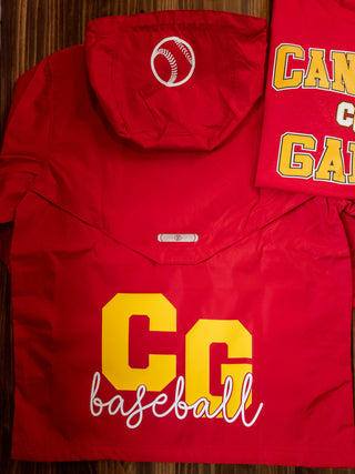 CG Baseball Red Lightweight Jacket