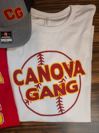 Canova Gang White Tee - Matte or Sparkle
