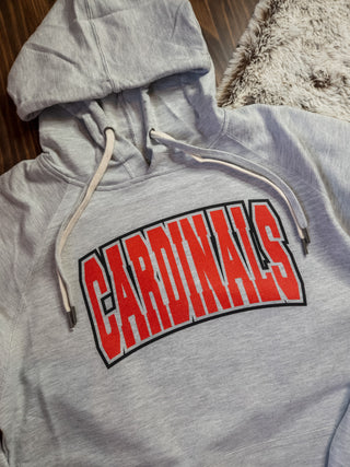 Cardinals Gray Double Lace Sweatshirt