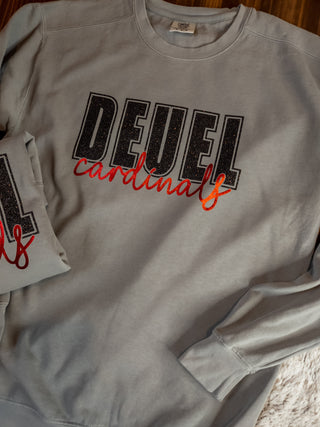 Deuel Cardinals Dyed Crewneck Sweatshirt