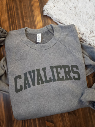 Cavaliers Athletic Gray Crewneck Sweatshirt