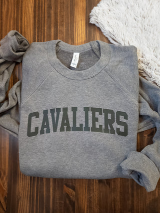 Cavaliers Athletic Gray Crewneck Sweatshirt