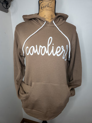 Cavaliers Vintage Brown Sponge Fleece Hoodie