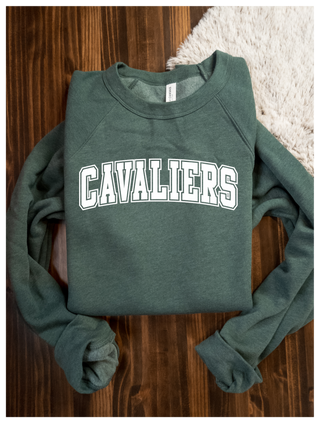 Cavaliers Heather Forest Fleece Crewneck Sweatshirt