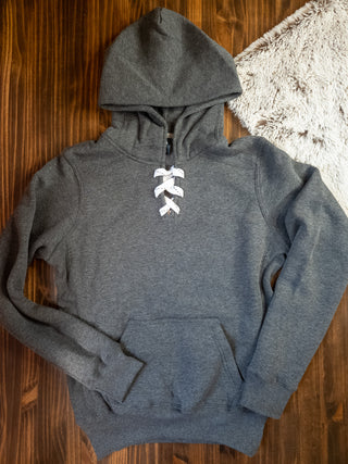 Lace-Up Hoodie