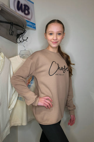 Chosen Tan Crewneck Sweatshirt