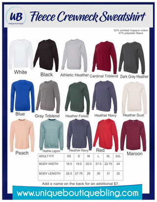 Eagles Grandma Puff Print Blue Crewneck Sweatshirt
