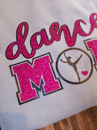 Dance Mom Dyed Crewneck Sweatshirt - Pink