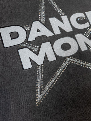 LARGE Dance Mom Rhinestone Dyed Pepper Crewneck Sweatshirt