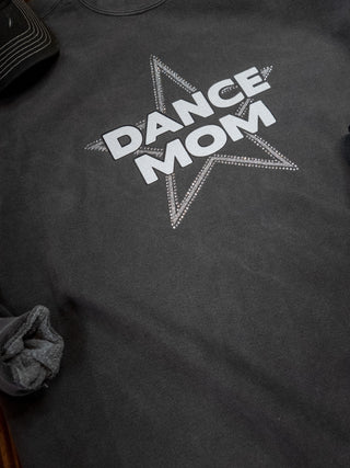 LARGE Dance Mom Rhinestone Dyed Pepper Crewneck Sweatshirt