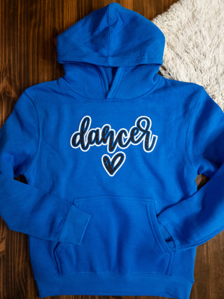 Dancer Sparkle & Puff Plush Blue Sweatshirt - More Options
