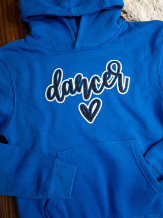 Dancer Sparkle & Puff Plush Blue Sweatshirt - More Options