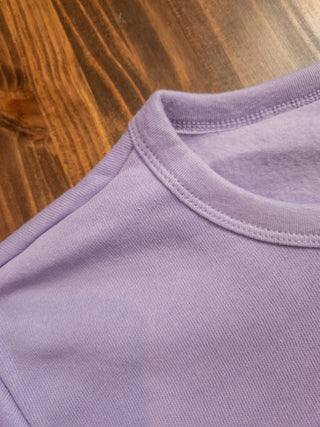 Sponge Fleece Casual Crewneck Sweatshirt