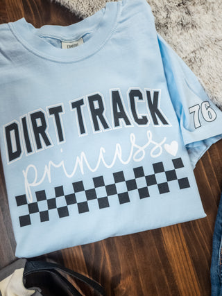 Dirt Track Princess Chambray Dyed Tee