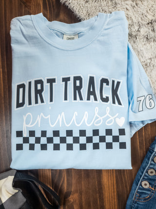 Dirt Track Princess Chambray Dyed Tee