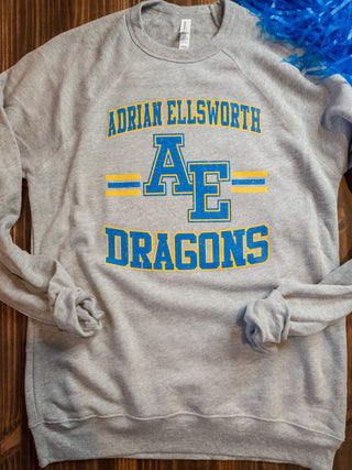 Adrian Ellsworth Dragons Distressed Crewneck Sweatshirt