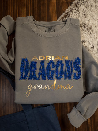 Adrian Dragons Grandma Dyed Crewneck Sweatshirt