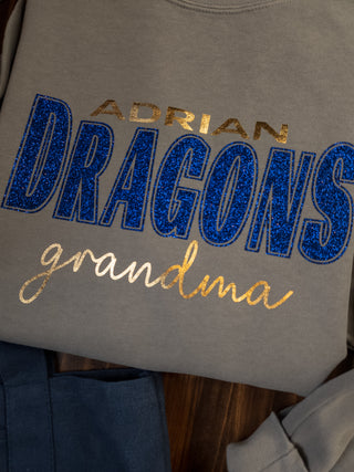 Adrian Dragons Grandma Dyed Crewneck Sweatshirt